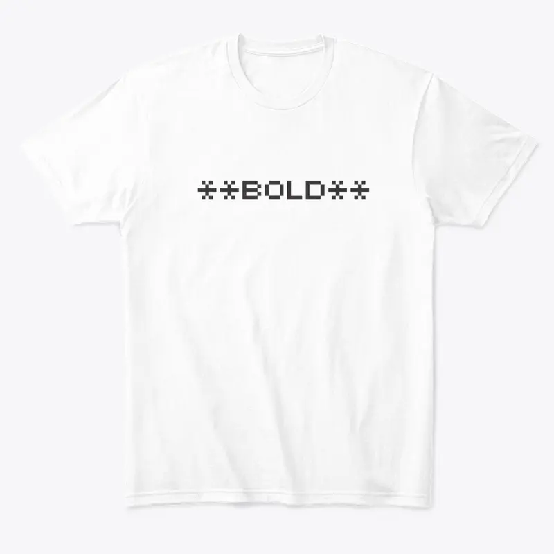 Markdown Bold